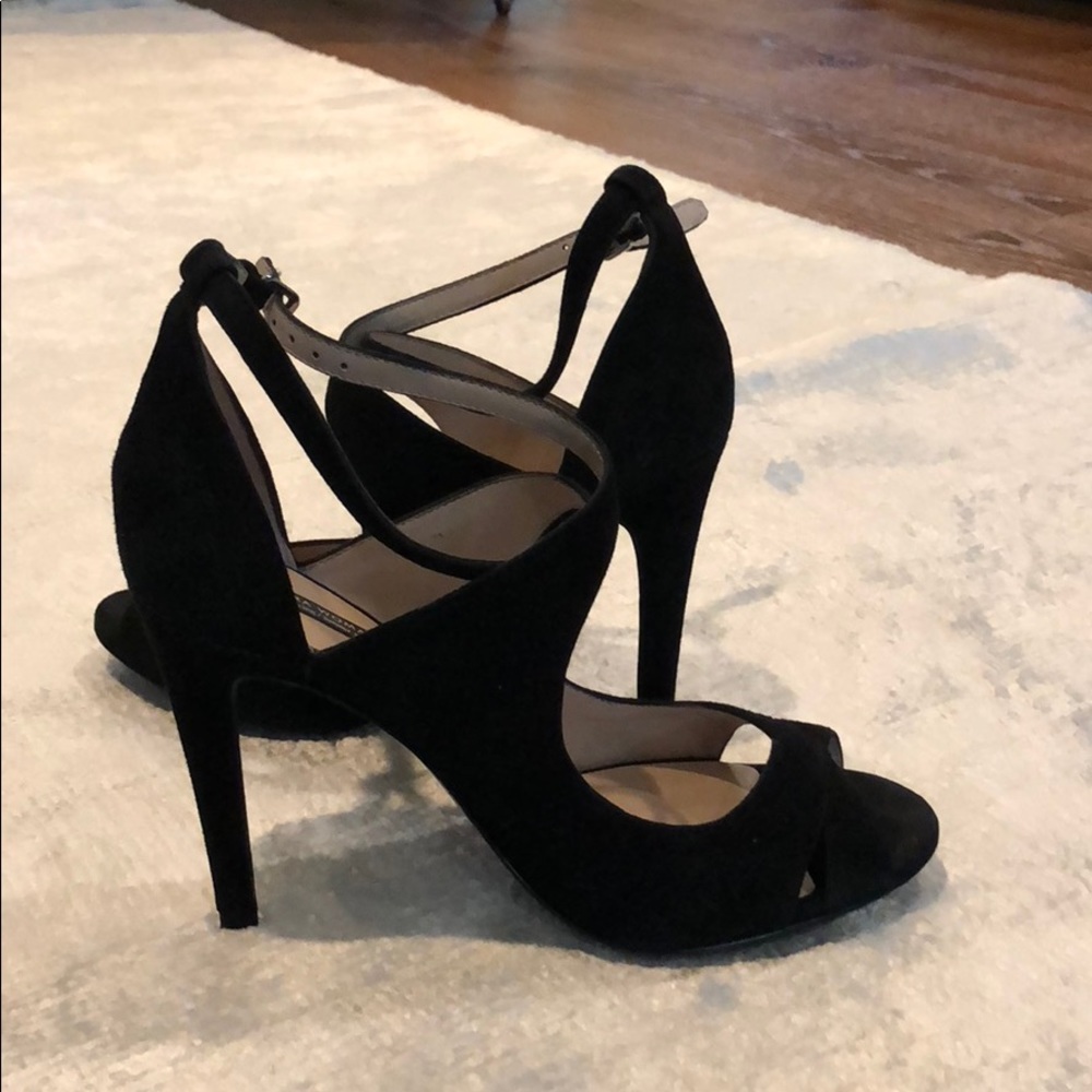Zara suede heels